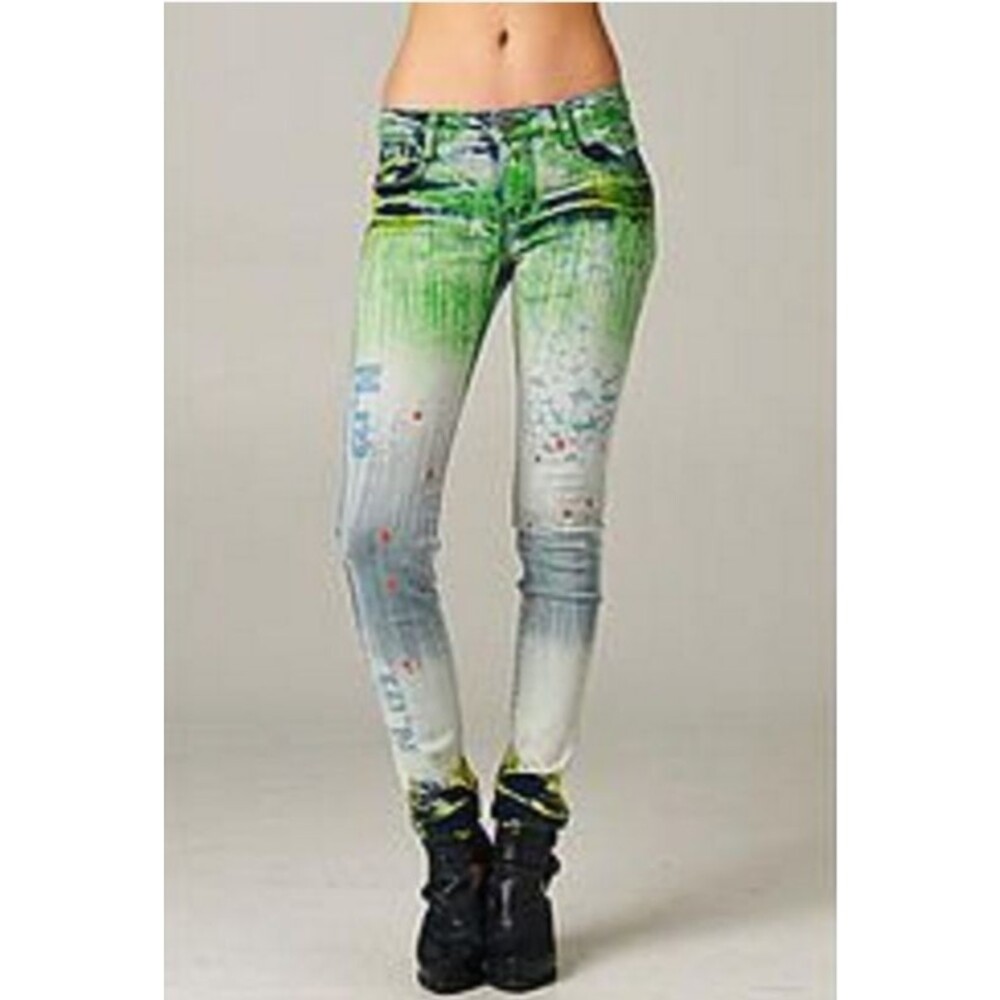 Navie Hand Painted Jeans
